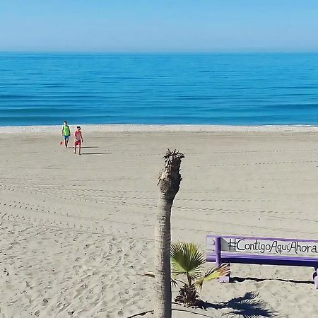 Escapada Familiar En Torrox Costa A 100M De La Playa, Vistas Al Mar Y Parking Gratis Apartment Luaran gambar