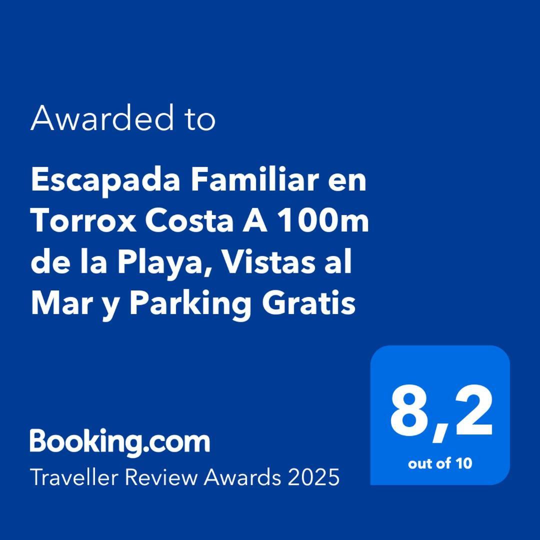 Escapada Familiar En Torrox Costa A 100M De La Playa, Vistas Al Mar Y Parking Gratis Apartment Luaran gambar